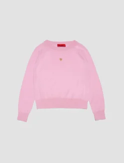 Wool crew-neck pullover KID