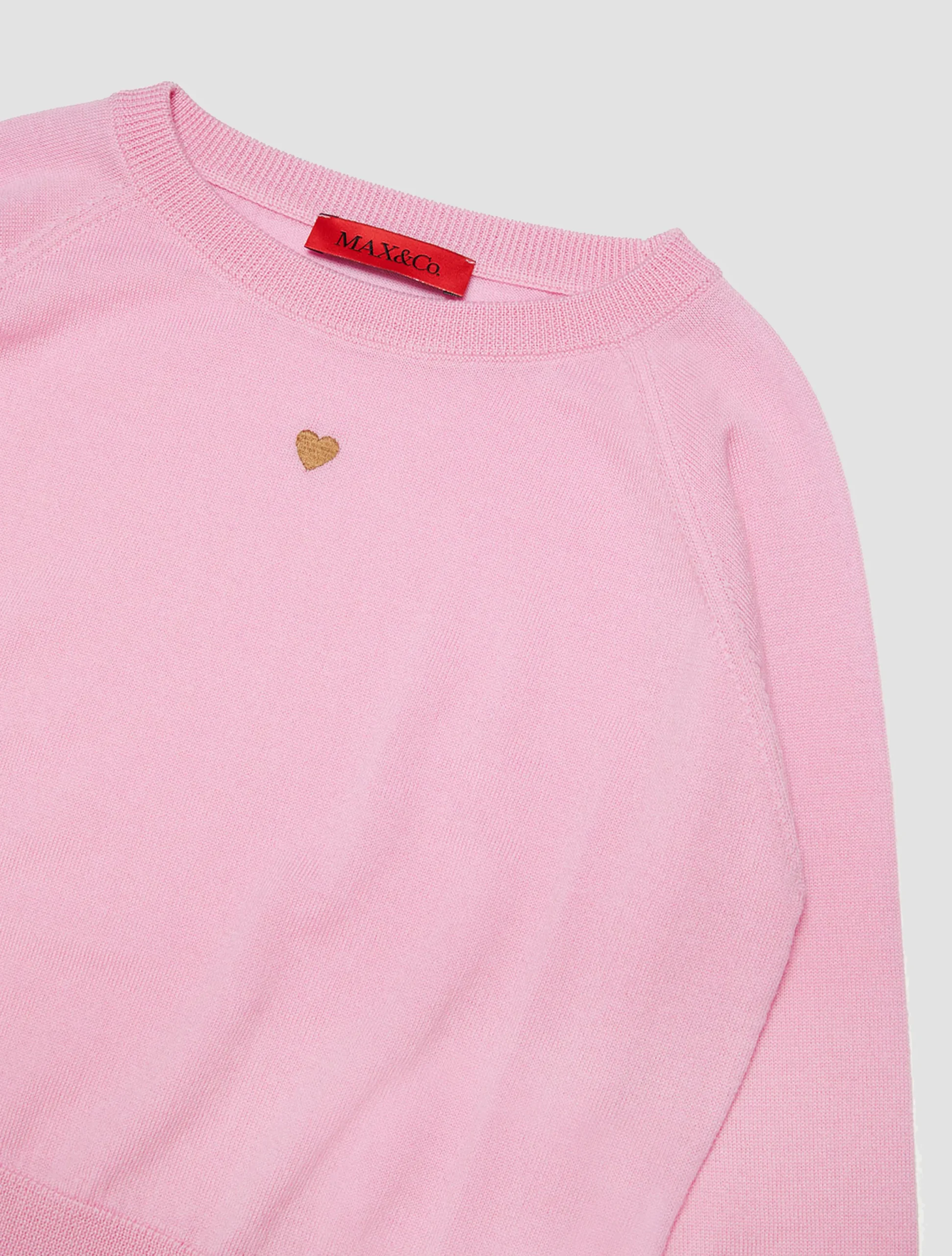 Wool crew-neck pullover KID