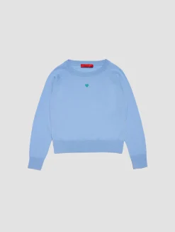 Wool crew-neck pullover KID