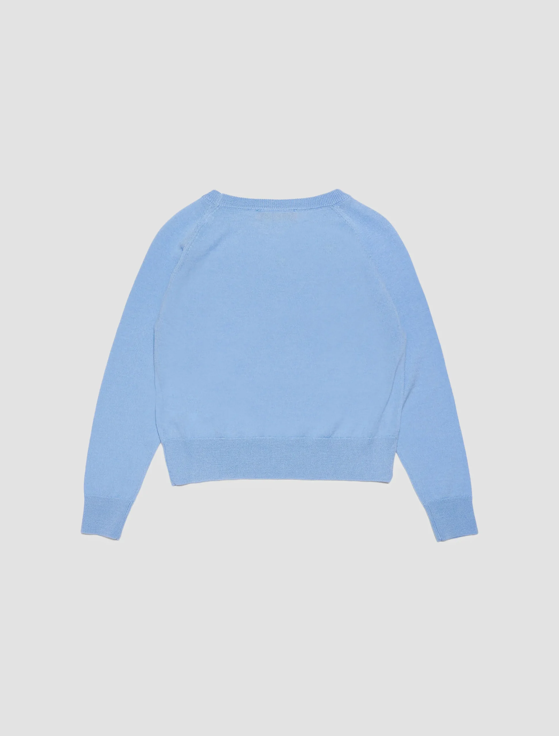 Wool crew-neck pullover KID