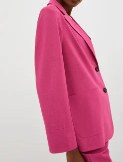 Wool-blend blazer