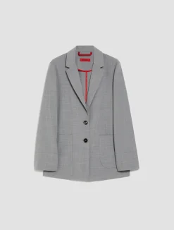 Wool-blend blazer