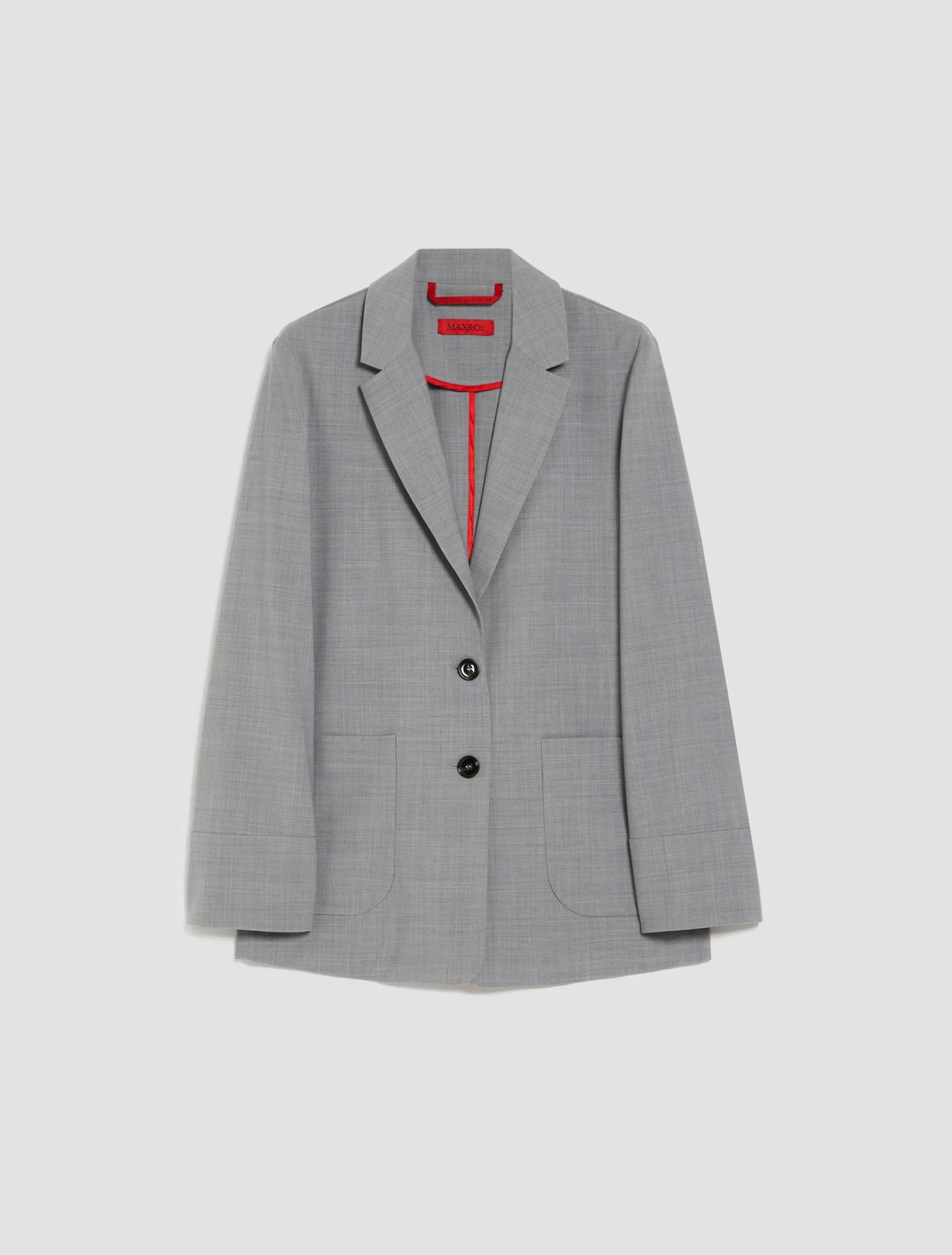 Wool-blend blazer