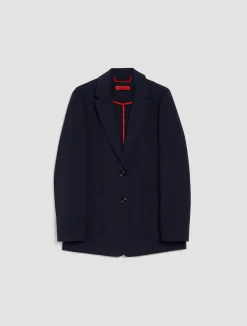 Wool-blend blazer