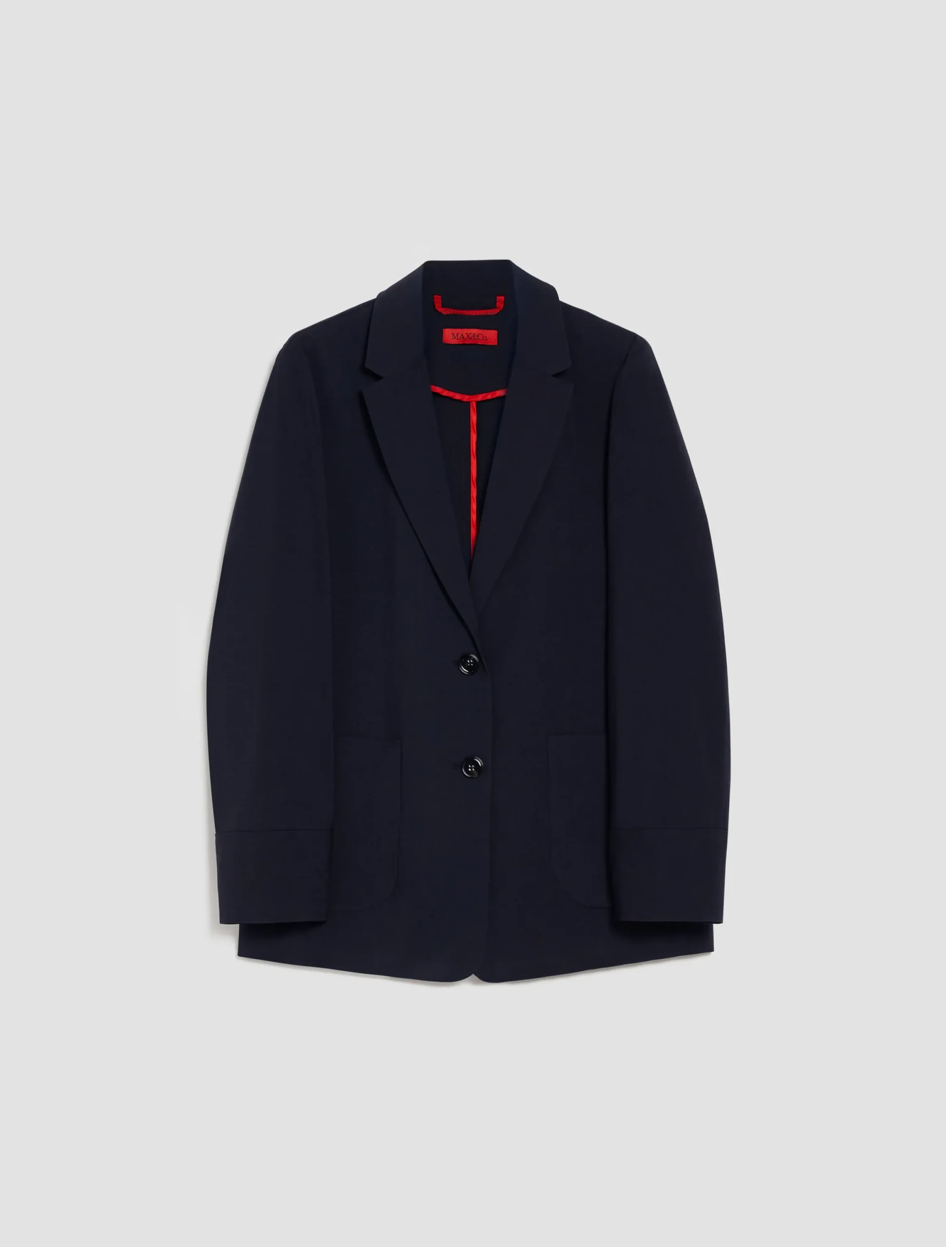 Wool-blend blazer