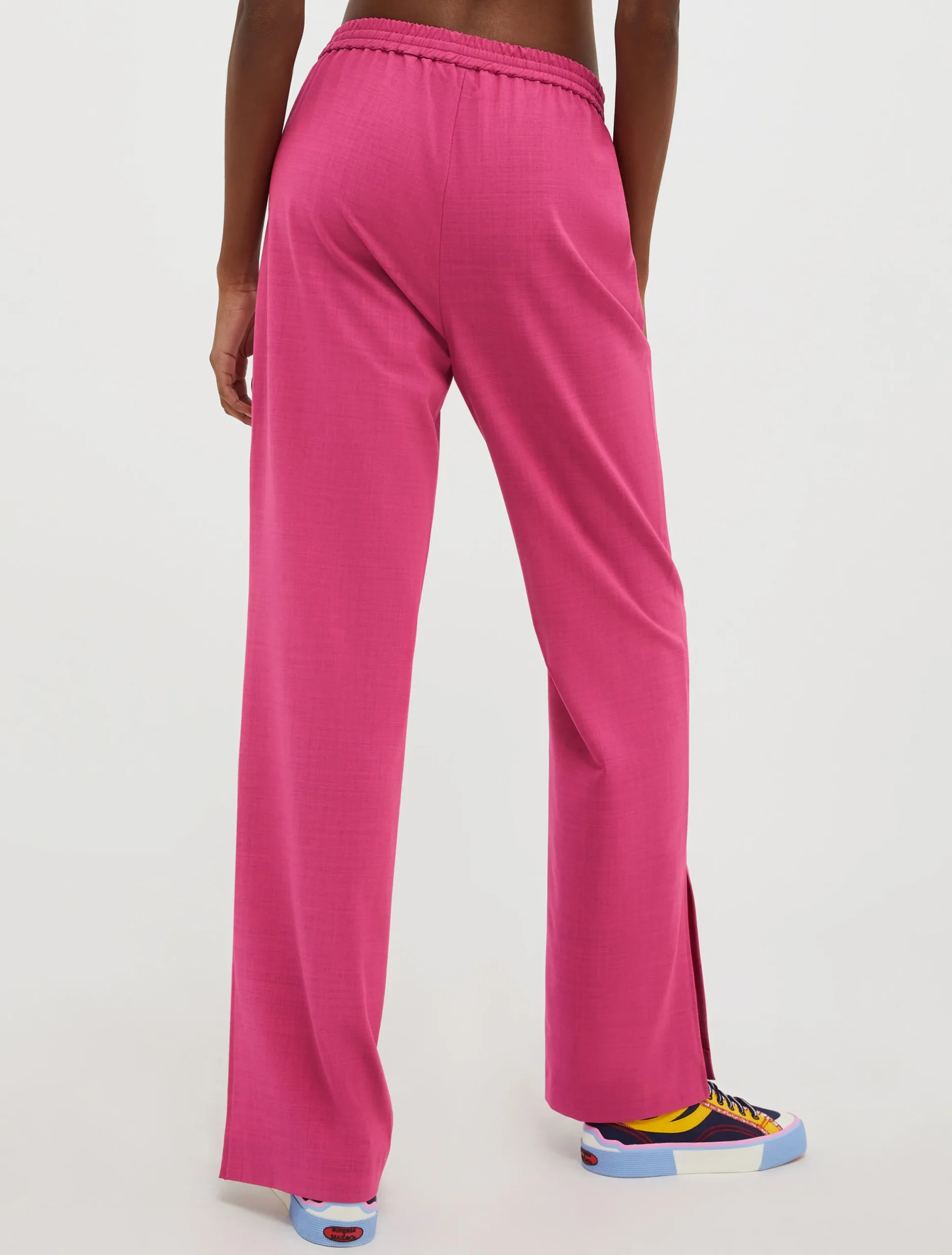 Wool-blend trousers