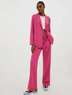 Wool-blend trousers