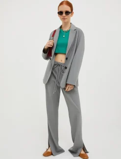 Wool-blend trousers