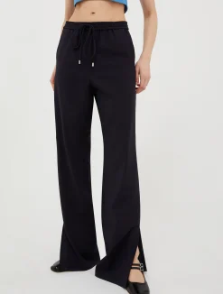 Wool-blend trousers