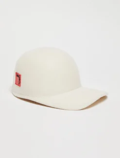 Wool-felt baseball cap