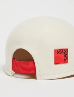 Wool-felt baseball cap