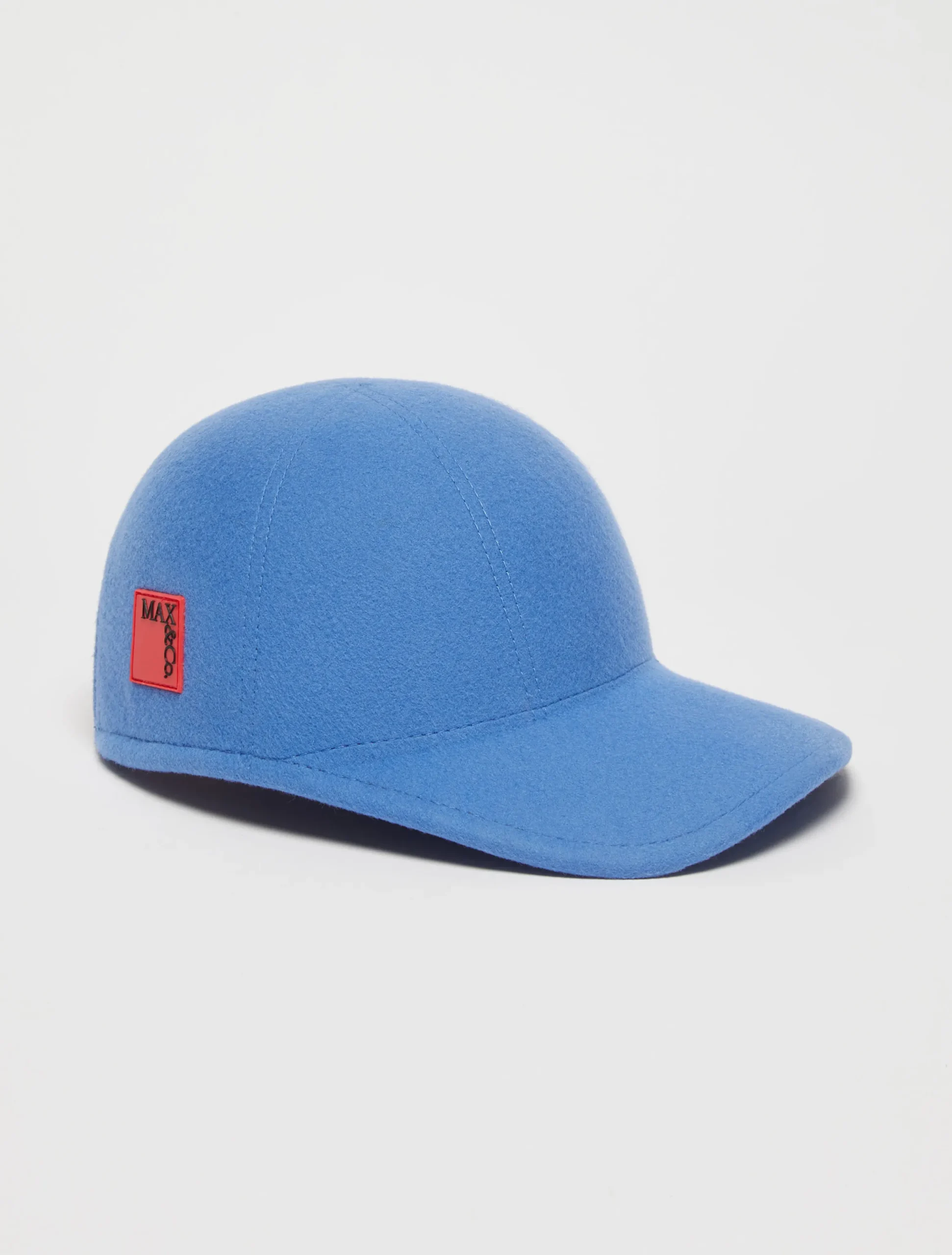 Wool-felt baseball cap